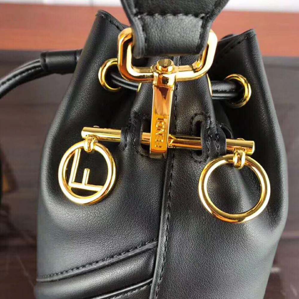 Fendi Women Mon Tresor Black Calf Leather Mini-Bag - image 10