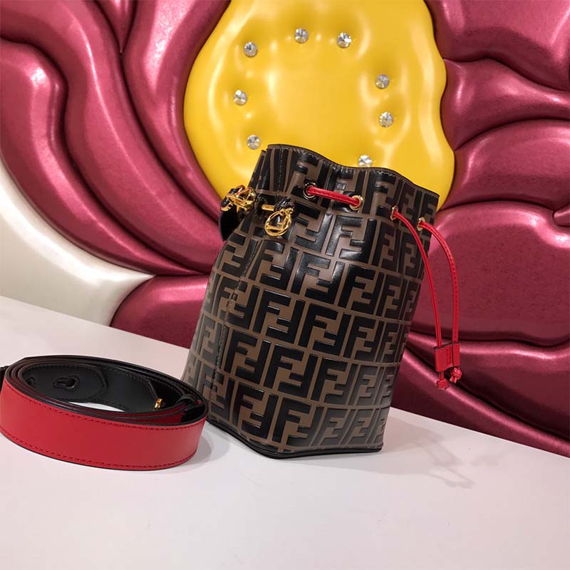 Fendi Women Mon Tresor Multicolor Leather Bag - image 5