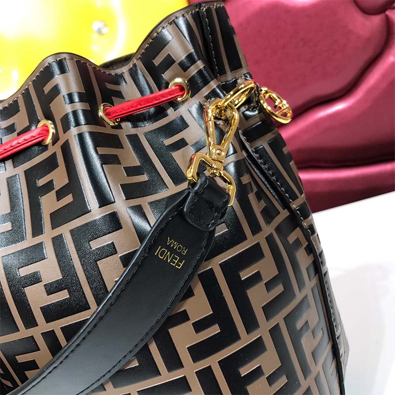 Fendi Women Mon Tresor Multicolor Leather Bag - image 8