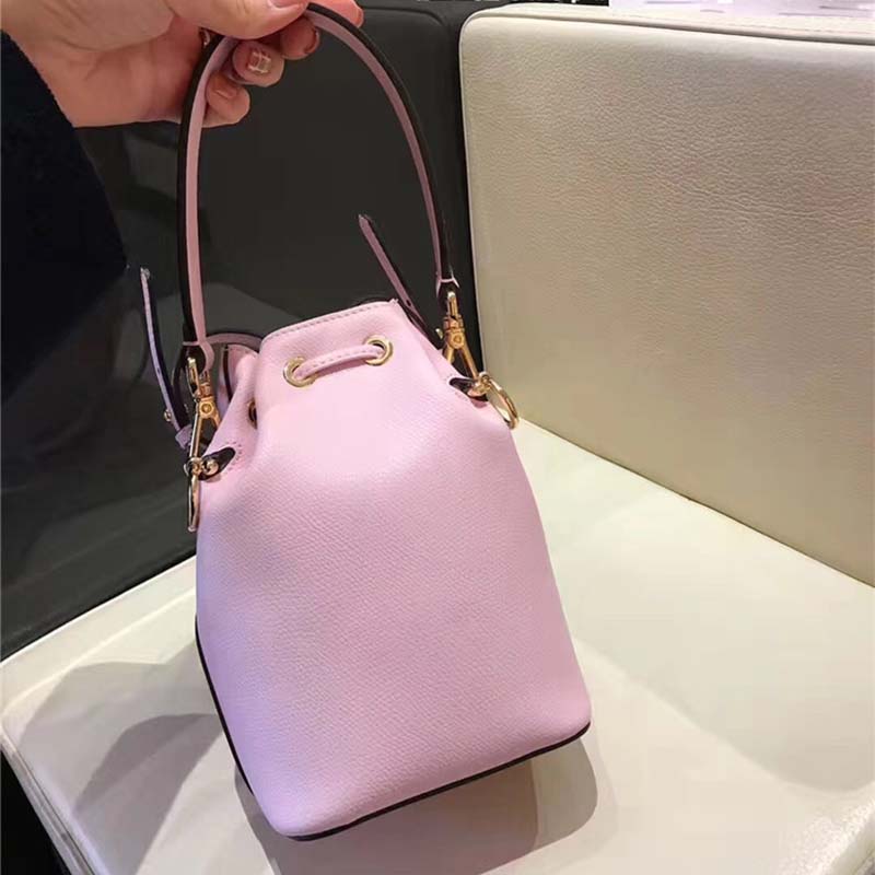 Fendi Women Mon Tresor Pink Leather Mini-Bag - image 5