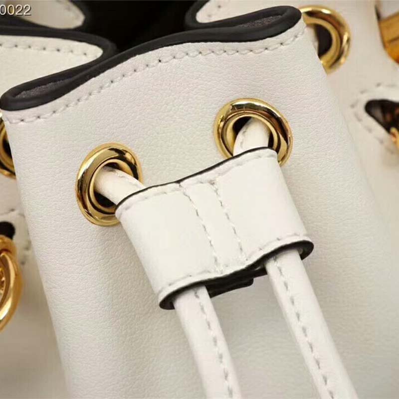 Fendi Women Mon Tresor White Leather Mini-Bag - image 5