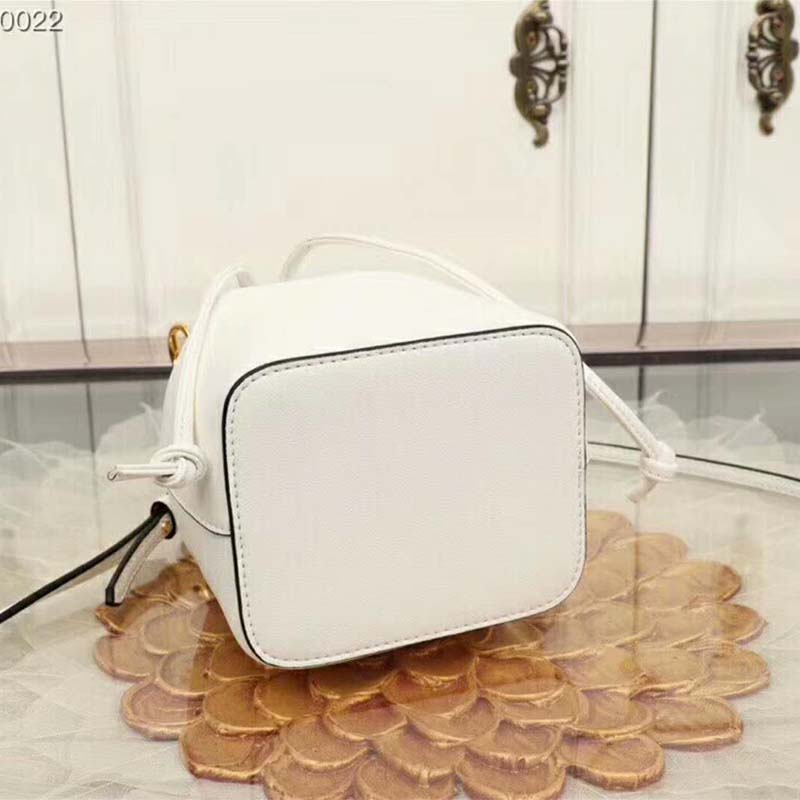 Fendi Women Mon Tresor White Leather Mini-Bag - image 4
