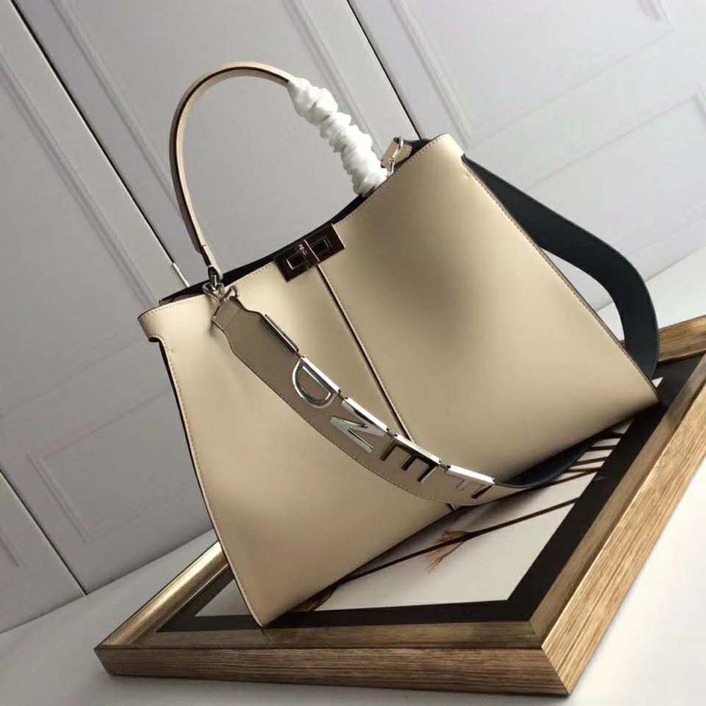 Fendi Women Peekaboo X-Lite Regular-White - image 4