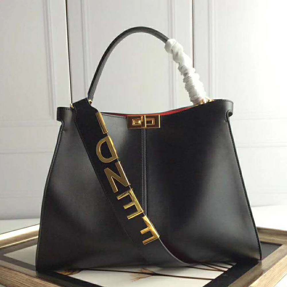 Fendi Women Peekaboo X-Lite Regular-Black - image 4