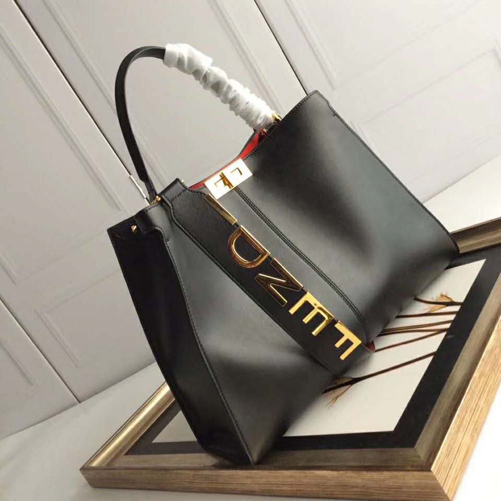 Fendi Women Peekaboo X-Lite Regular-Black - image 3
