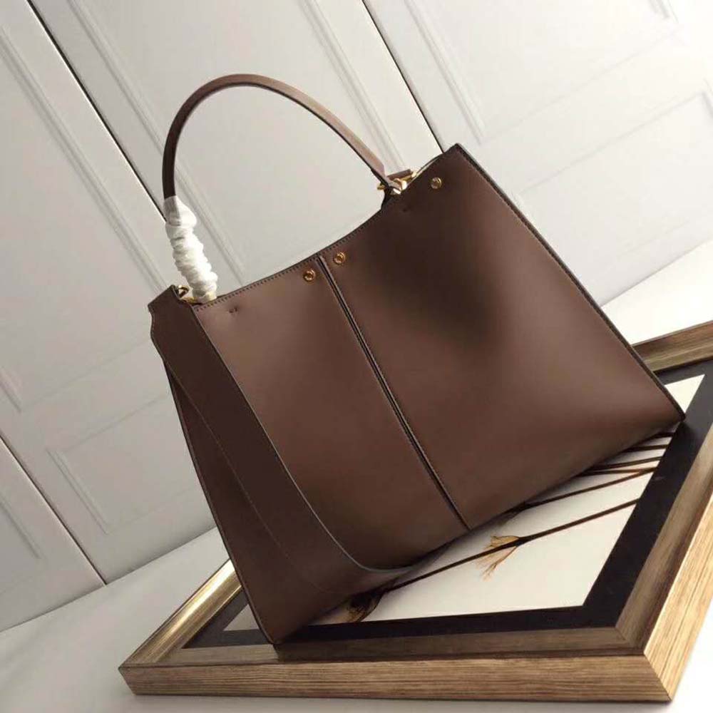 Fendi Women Peekaboo X-Lite Regular-Brown - image 4