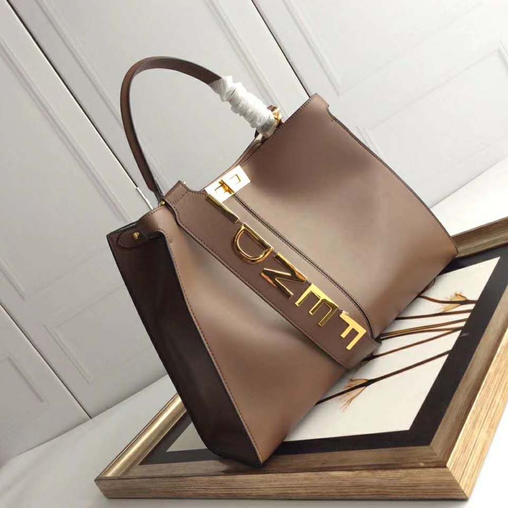 Fendi Women Peekaboo X-Lite Regular-Brown - image 5