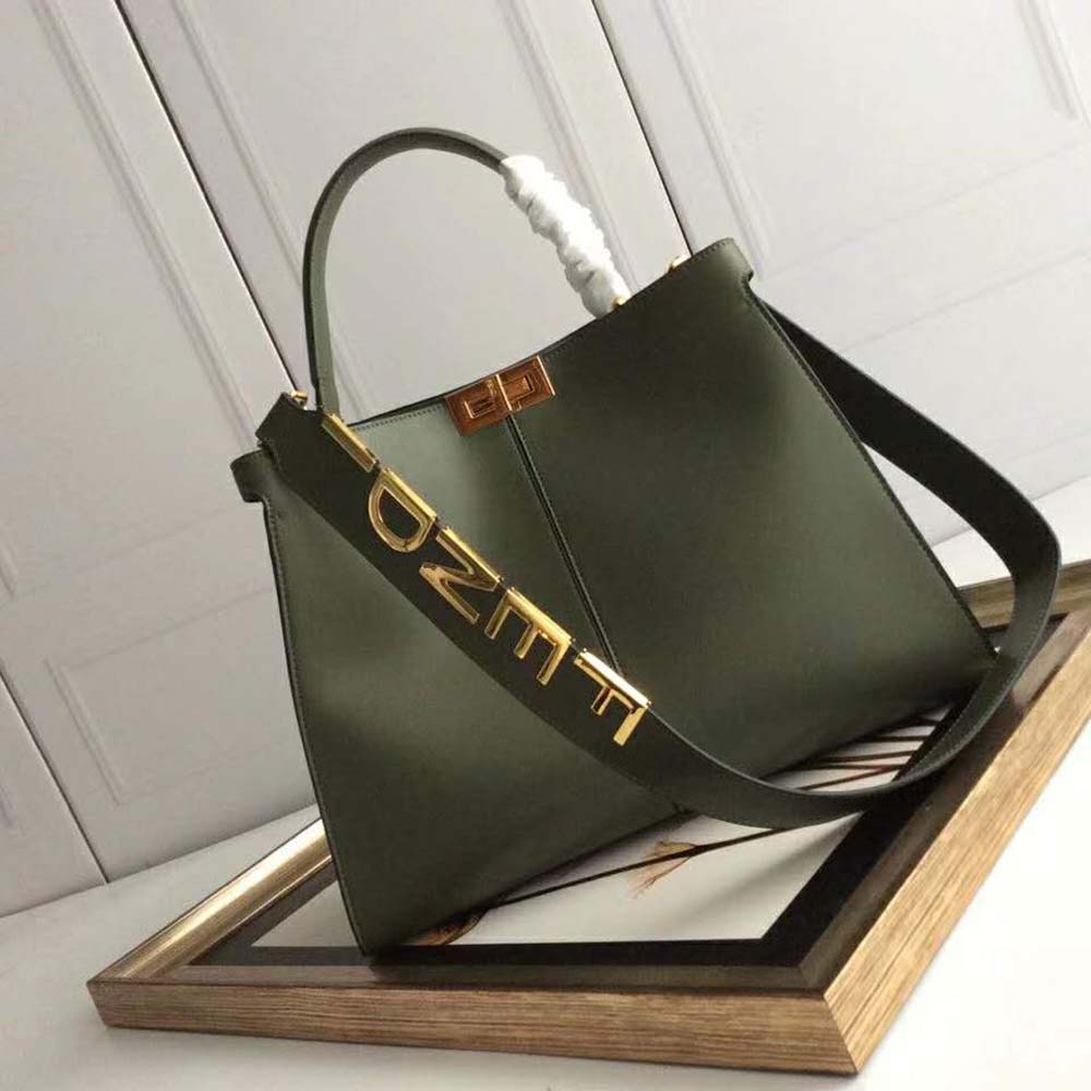 Fendi Women Peekaboo X-Lite Regular-Green - image 3