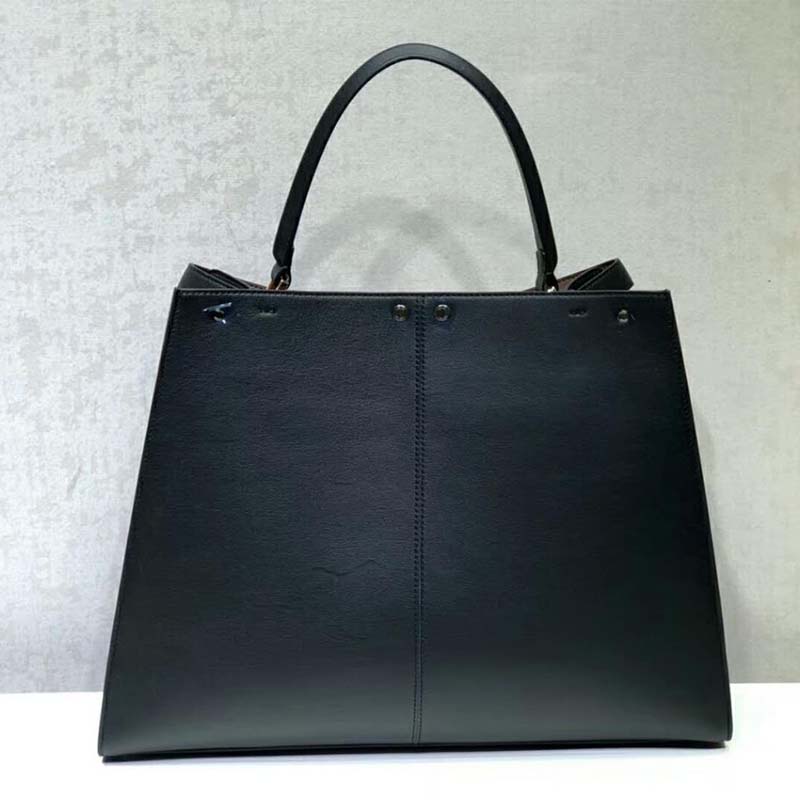 Fendi Women Peekaboo X-Lite in Leather Bag-Black - image 4