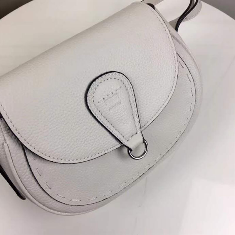 Fendi Women Shoulder Bag in Calf Leather-White - image 9
