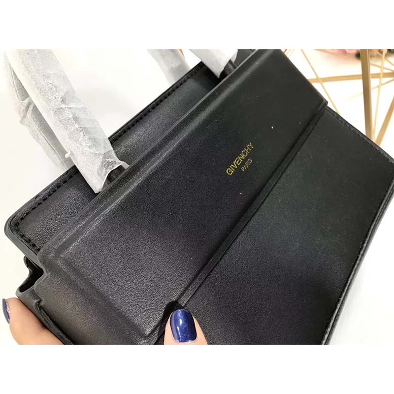 Givenchy Mini Horizon Bag in Smooth Leather-Black - image 9