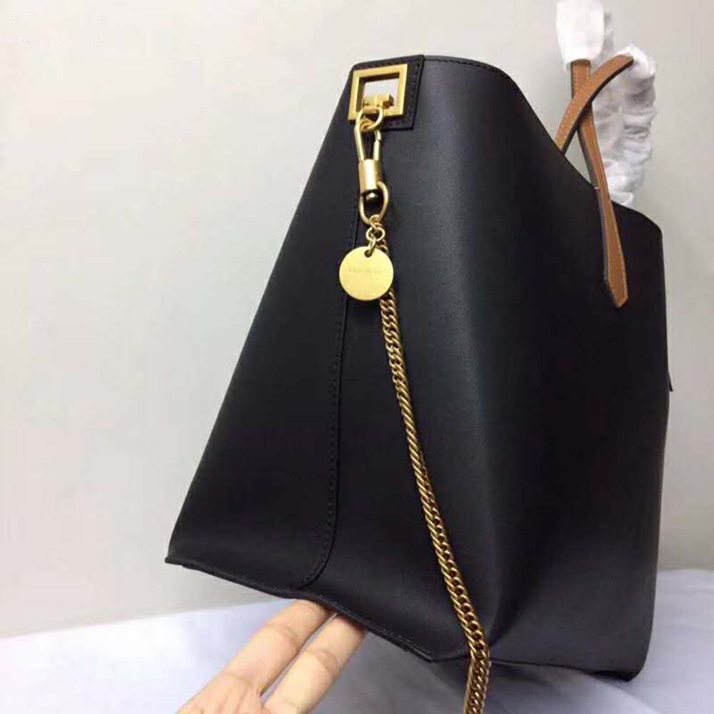 Givenchy Women Shopper Tote Bag in Smooth Leather-Black - image 4