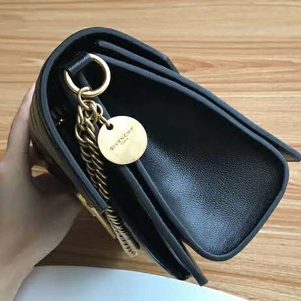Givenchy Women Small GV3 Bag in Diamond Quilted Leather-Black - image 6