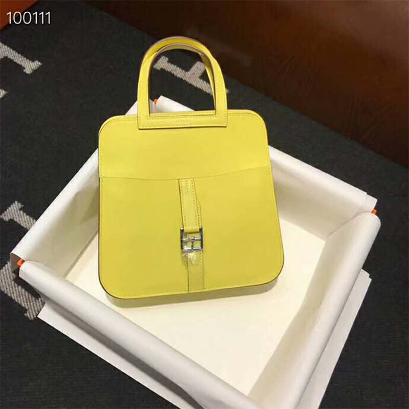 Hermes Bag in Swift Calfskin-Yellow - image 5