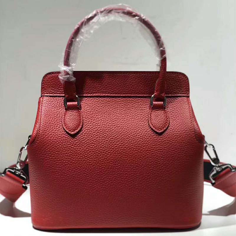 Hermes Women Toolbox 26 Bag in Calfskin Leather-Maroon - image 4