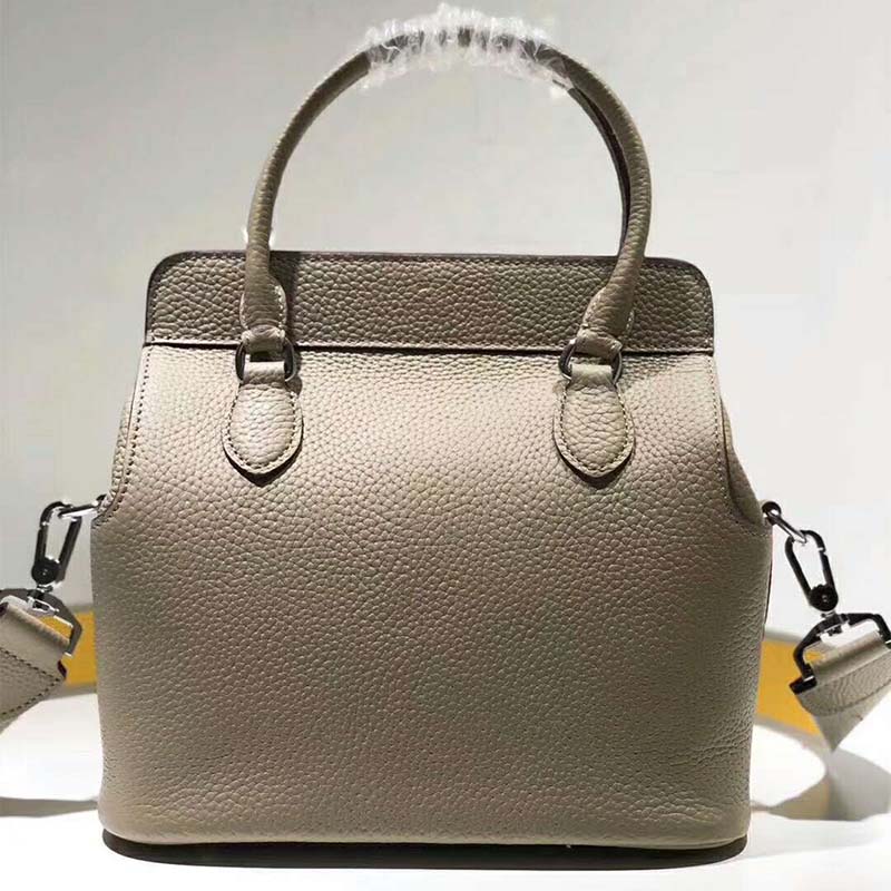 Hermes Women Toolbox 26 Bag in Calfskin Leather-Silver - image 4