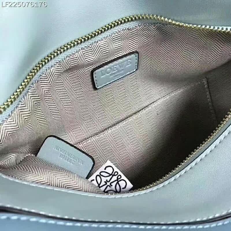 Loewe Puzzle Multi-color Bag with Strap Handle in Calfskin-Blue - image 10