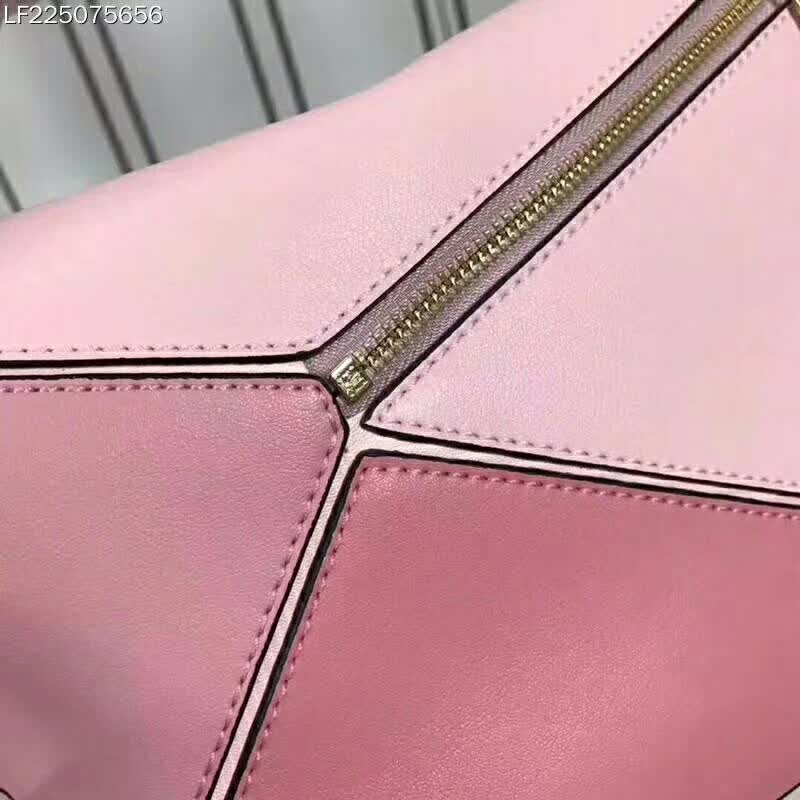 Loewe Puzzle Multi-color Bag with Strap Handle in Calfskin-Pink - image 7