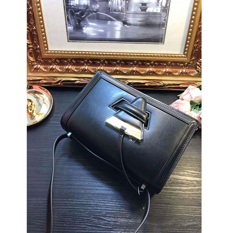 Loewe Women Barcelona Small Bag in Calfskin Leather-Black - image 5