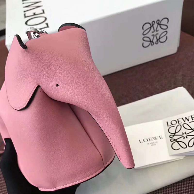 Loewe Women Elephant Mini Bag in Calfskin-Pink - image 7
