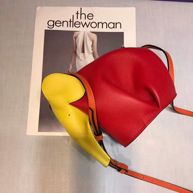 Loewe Women Elephant Rainbow Mini Bag Multicolor Orange - image 5