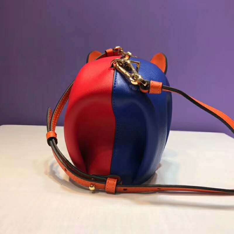 Loewe Women Elephant Rainbow Mini Bag Multicolor Orange - image 6