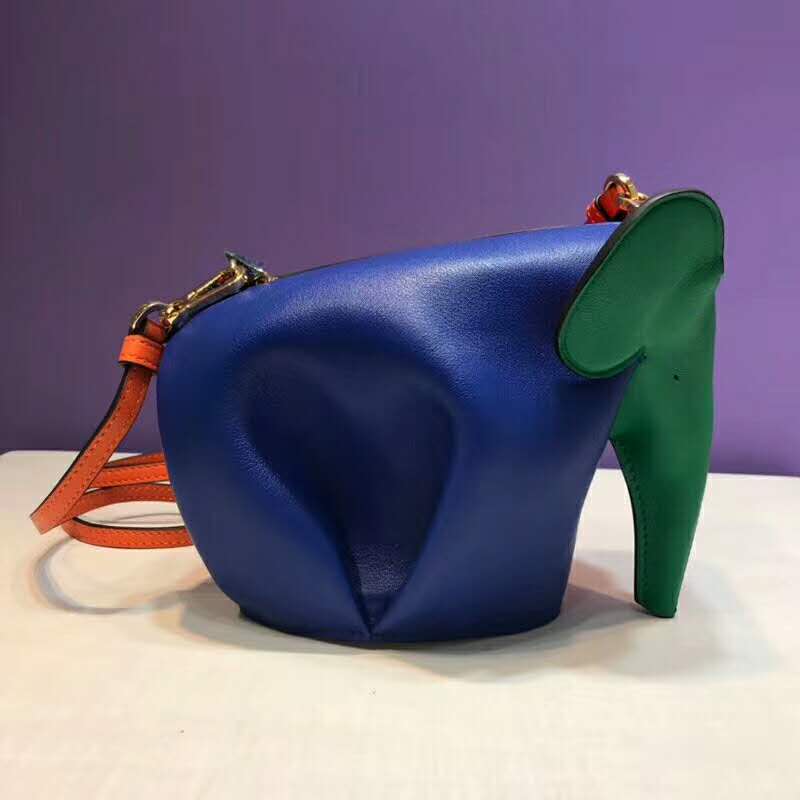 Loewe Women Elephant Rainbow Mini Bag Multicolor Orange - image 4