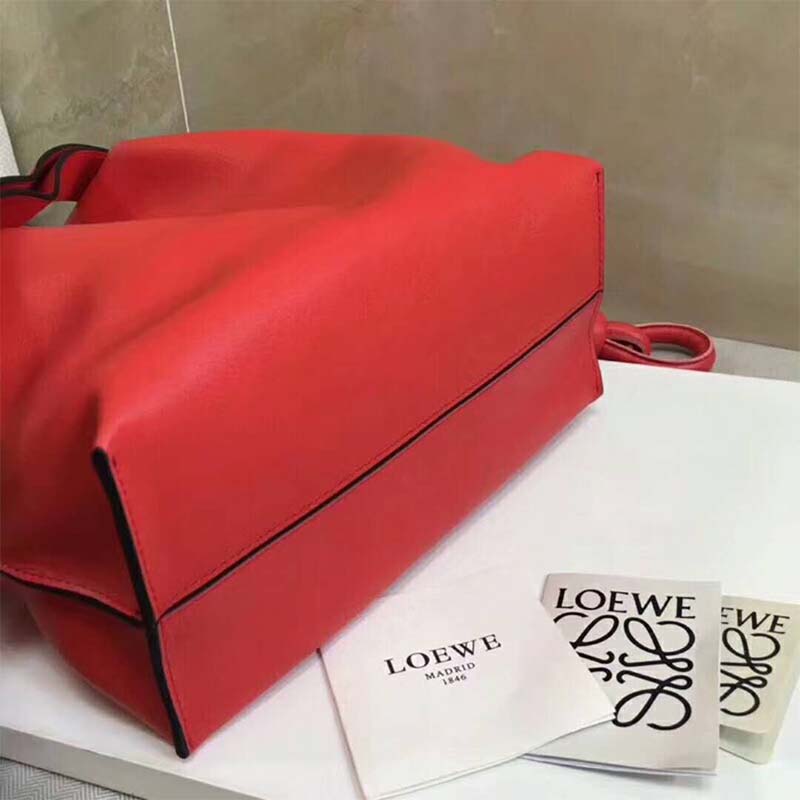 Loewe Women Flamenco Knot Bag Primary Red in Calfskin - image 6