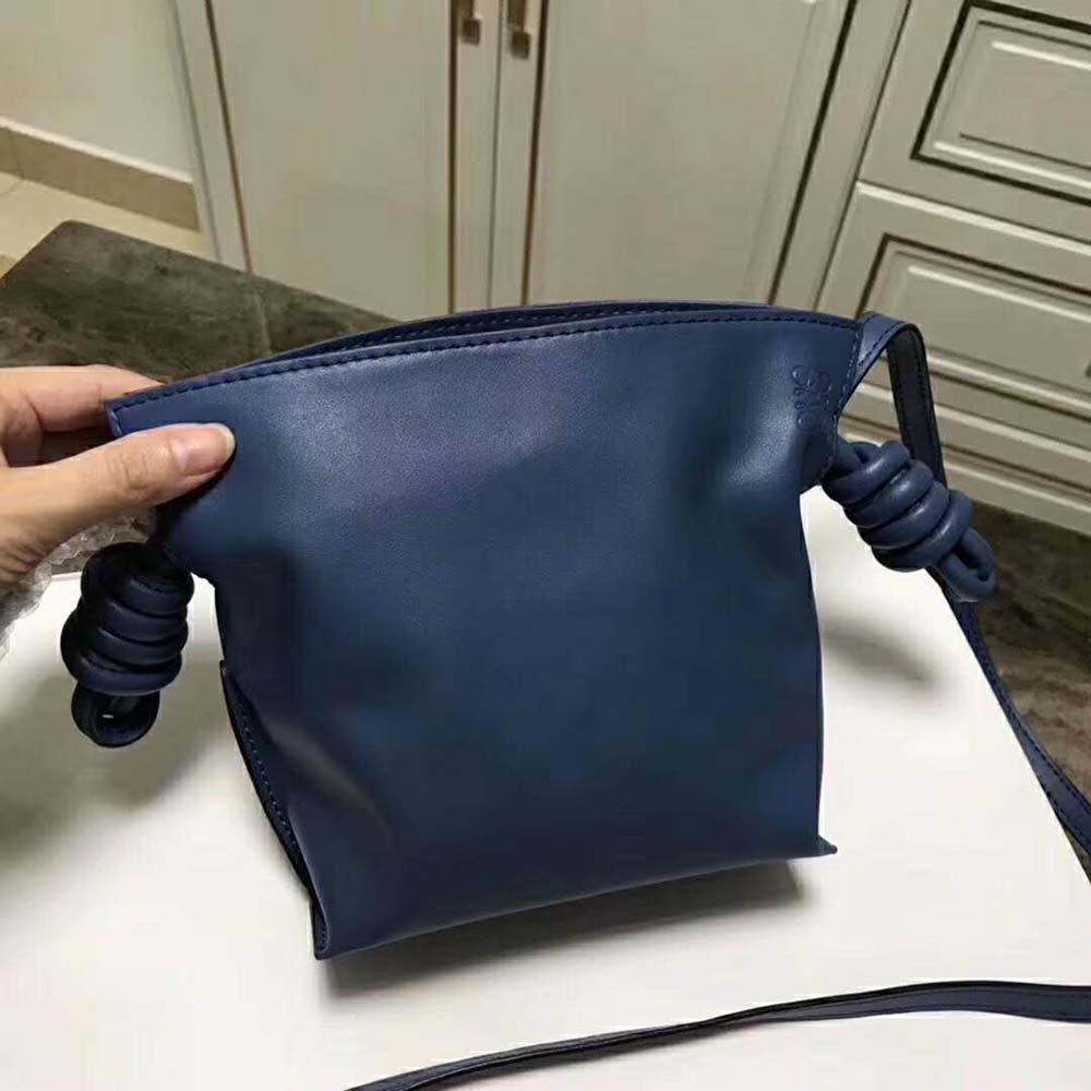 Loewe Women Flamenco Knot Mini Bag in Nappa Leather-Navy - image 5