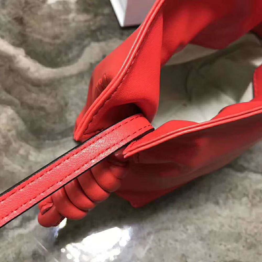 Loewe Women Flamenco Knot Mini Bag in Nappa Leather-Red - image 7