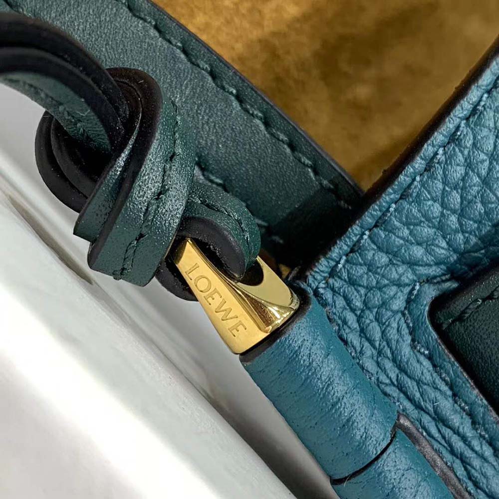 Loewe Women Gate Mini Bag Petroleum Soft Grained Calf-Blue - image 9