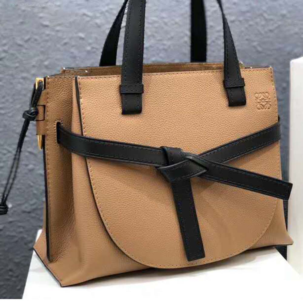 Loewe Women Gate Top Handle Small Bag-Brown - image 4