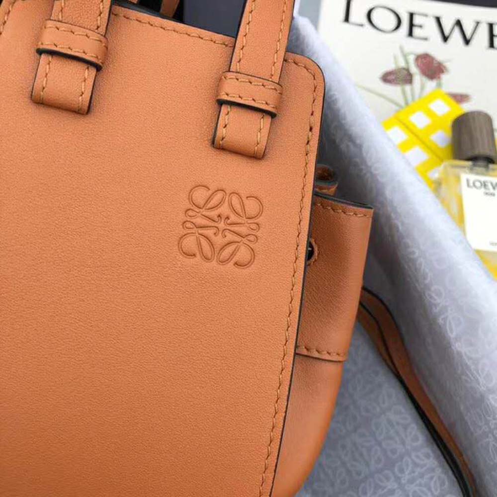 Loewe Women Hammock Dw Mini Bag in Nappa Calf-Brown - image 8