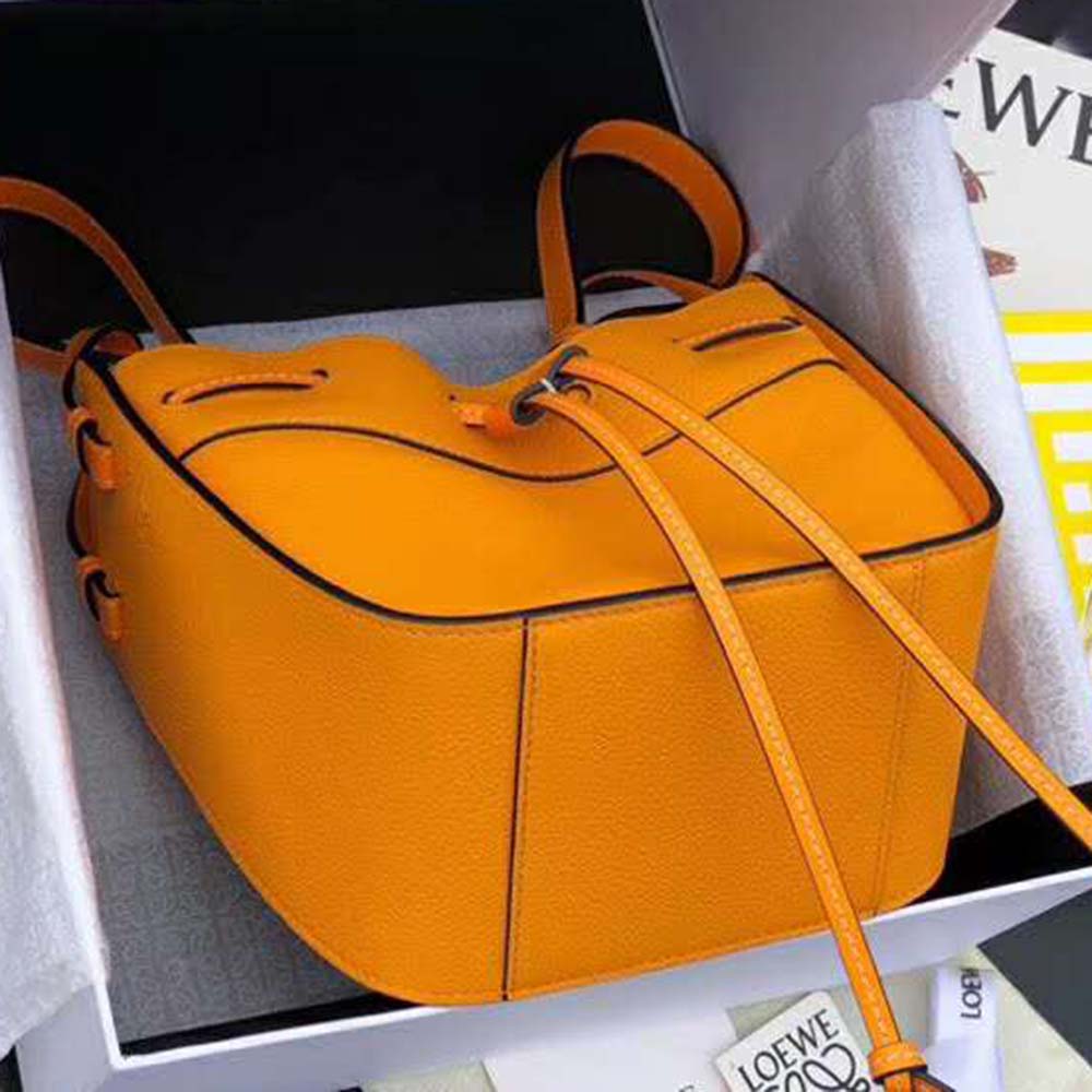 Loewe Women Hammock Dw Mini Bag in Nappa Calf-Orange - image 6