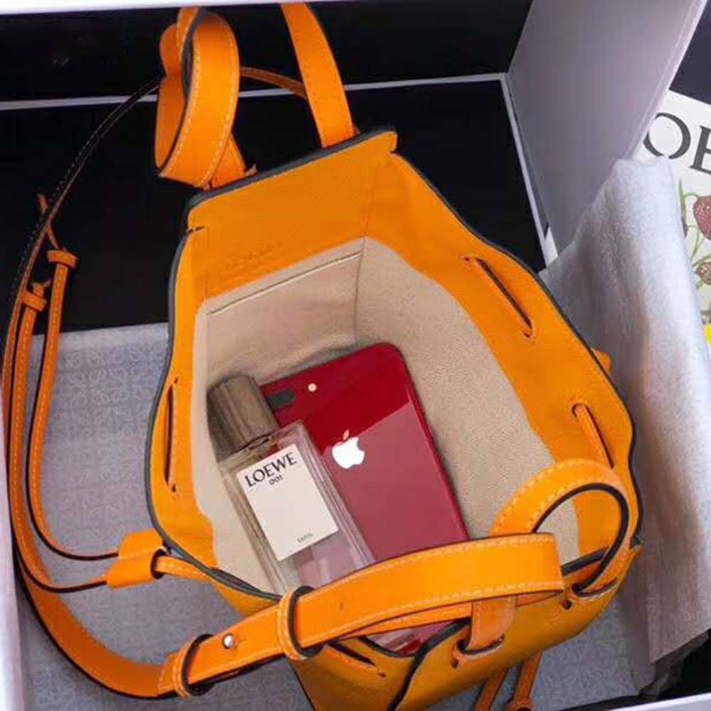 Loewe Women Hammock Dw Mini Bag in Nappa Calf-Orange - image 10