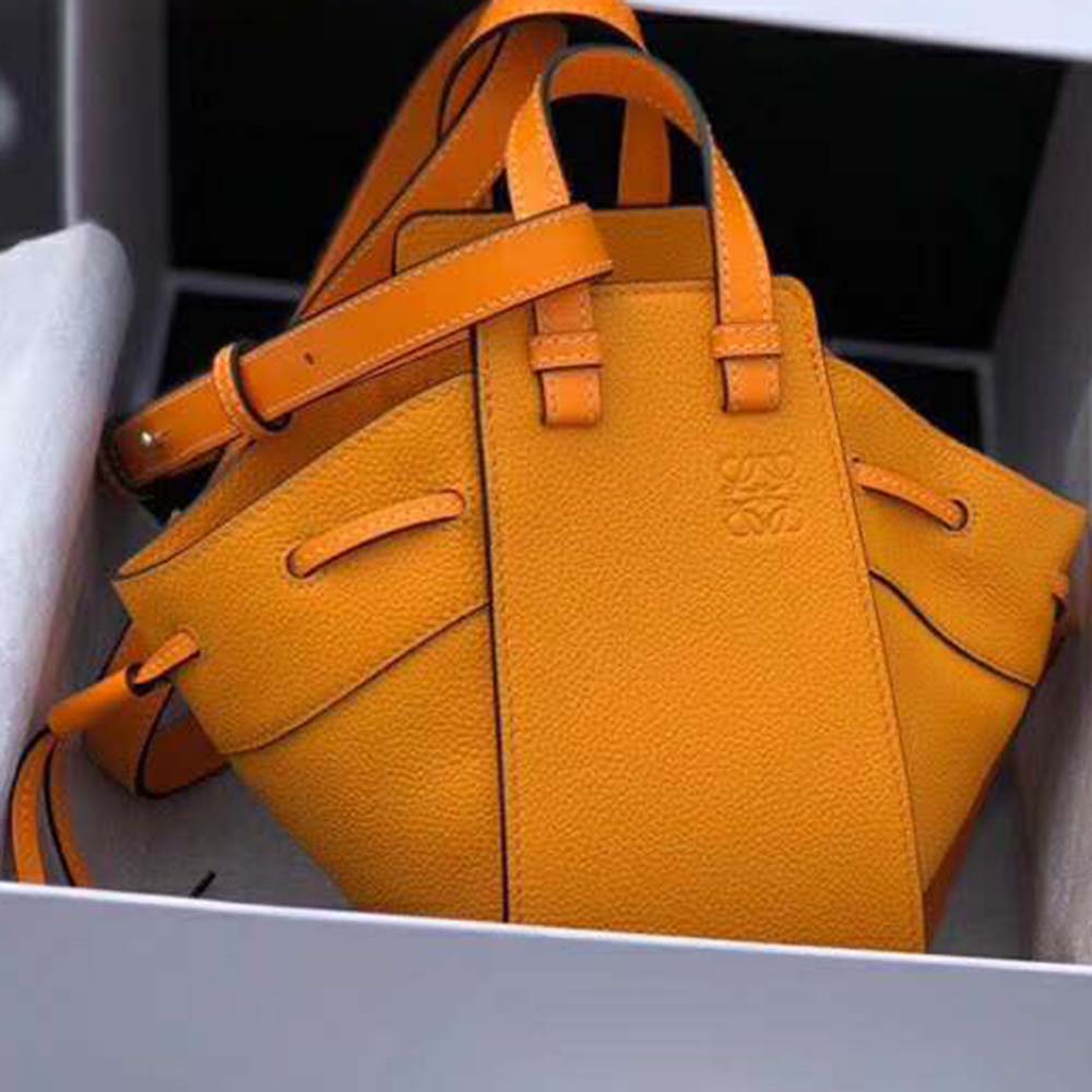 Loewe Women Hammock Dw Mini Bag in Nappa Calf-Orange - image 4
