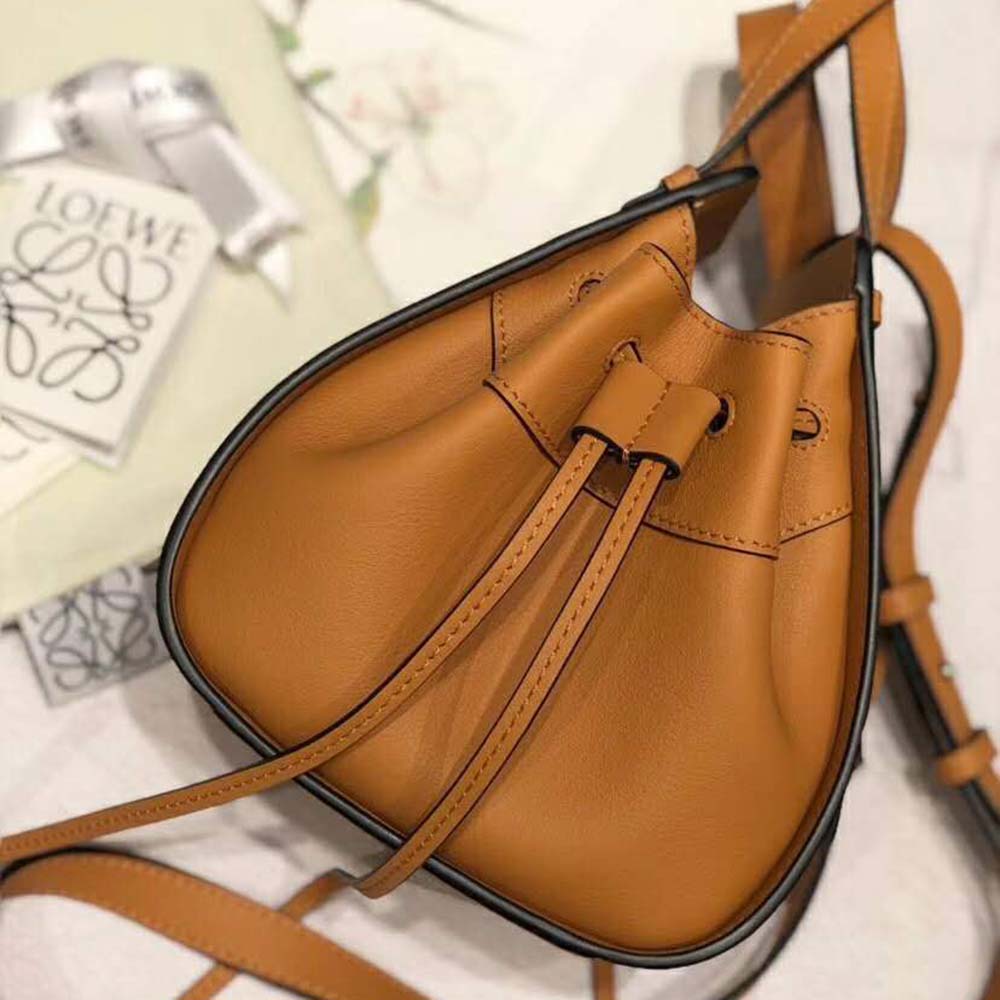 Loewe Women Hammock Small Bag in Soft Grained Calf-Brown - image 6