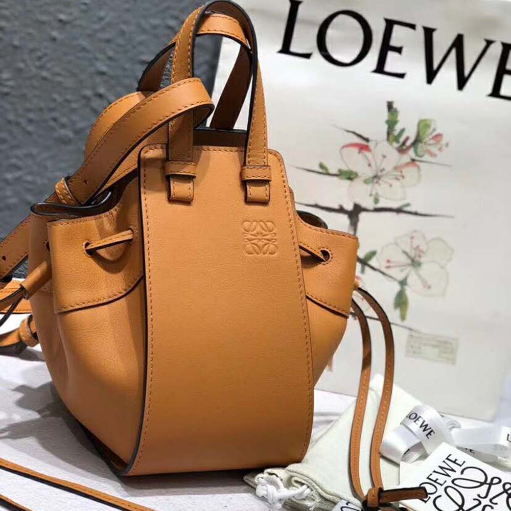 Loewe Women Hammock Small Bag in Soft Grained Calf-Brown - image 4