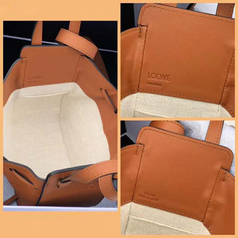 Loewe Women Hammock Small Bag in Soft Grained Calf-Brown - image 11