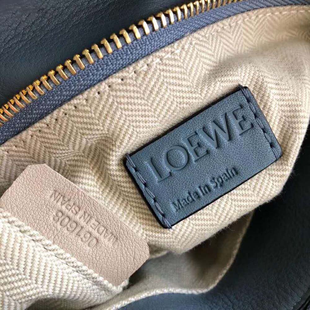 Loewe Women Puzzle Small Bag in Classic Calf Leather-Blue - image 8