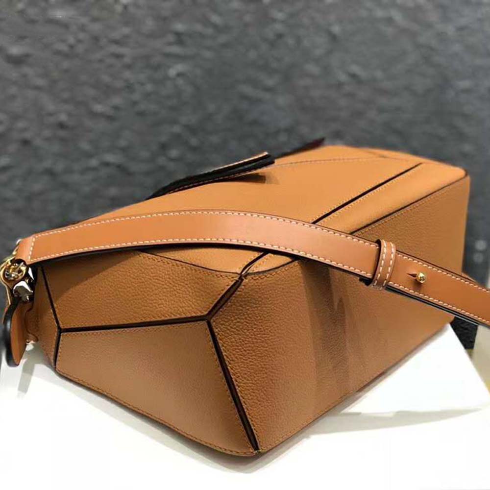 Loewe Women Puzzle Small Bag in Classic Calf Leather-Brown - image 5