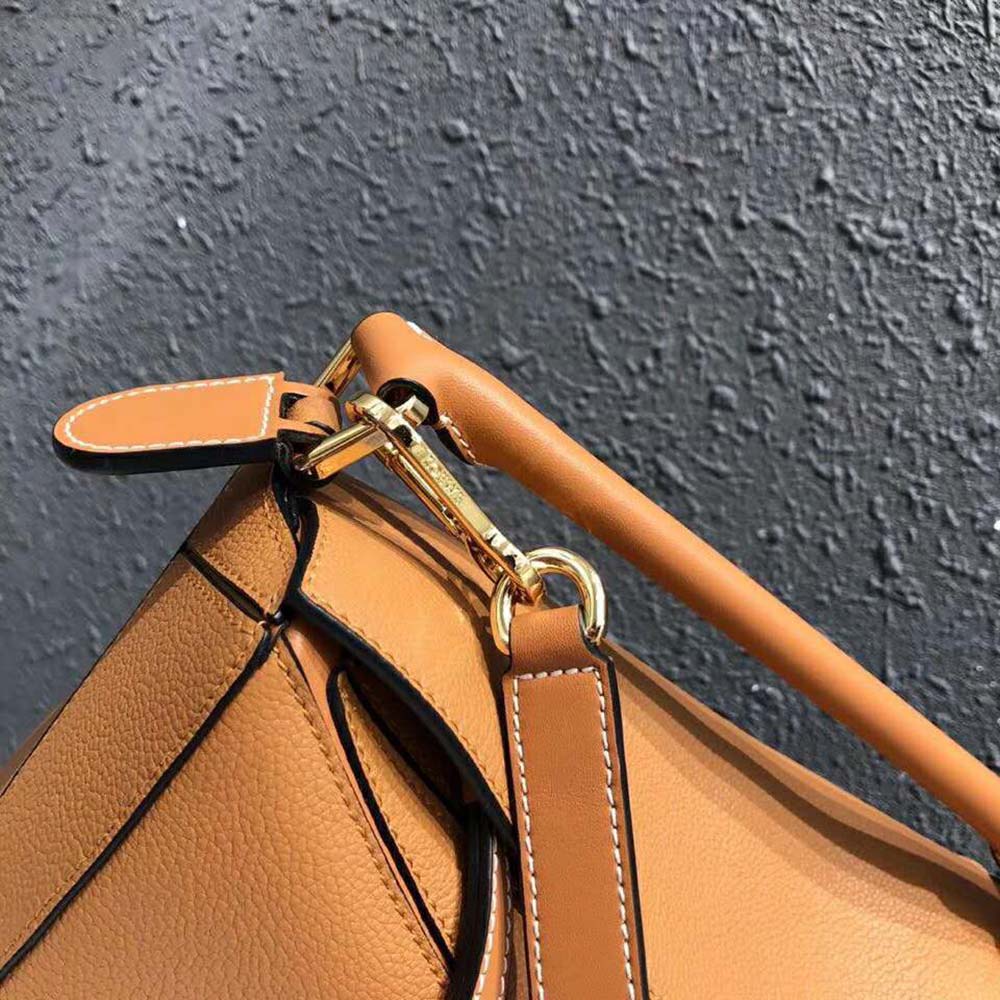 Loewe Women Puzzle Small Bag in Classic Calf Leather-Brown - image 9