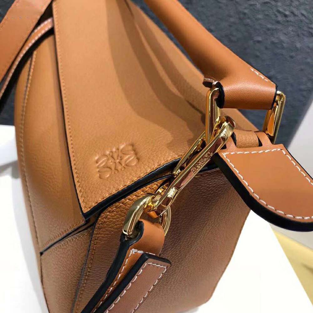 Loewe Women Puzzle Small Bag in Classic Calf Leather-Brown - image 7