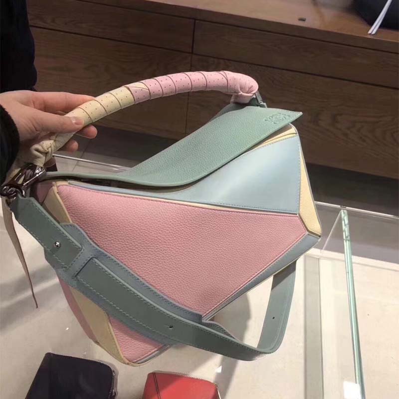 Loewe Women Puzzle Wrap Bag Multicolor in Calfskin - image 4