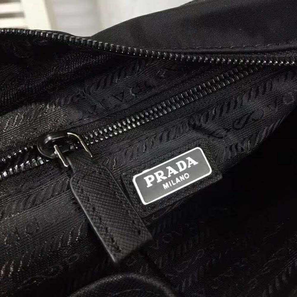 Prada Men Nylon Shoulder Bag-Black - image 7