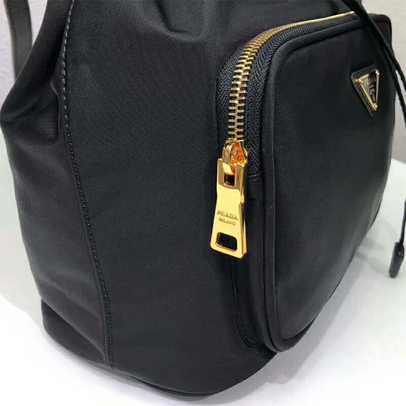 Prada Unisex Fabric Shoulder Bag-Black - image 7