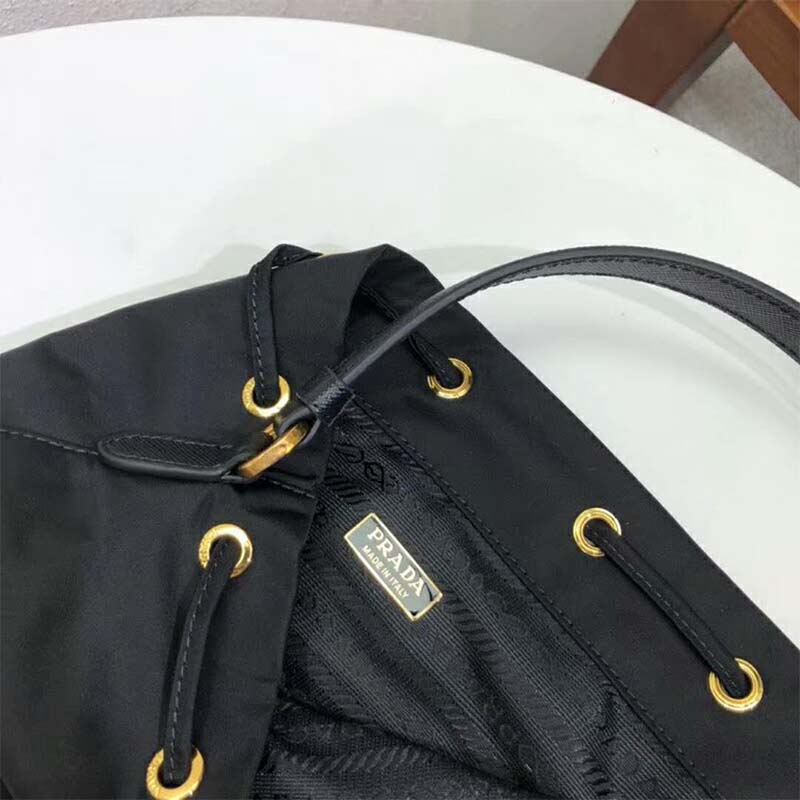 Prada Unisex Fabric Shoulder Bag-Black - image 9