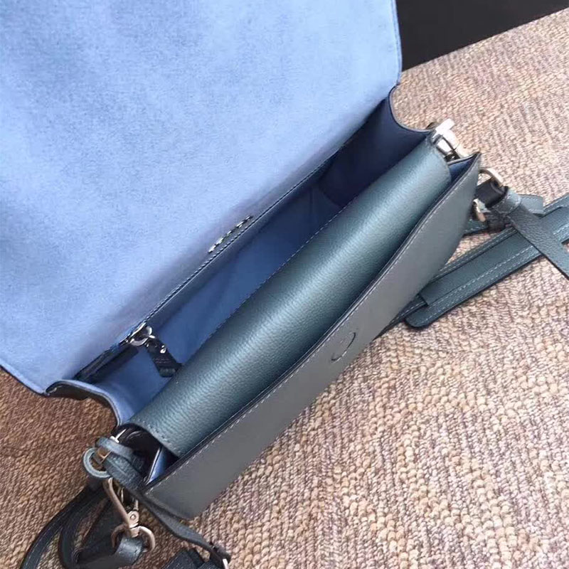 Prada Women Etiquette Bag in Calf Leather-Blue - image 9