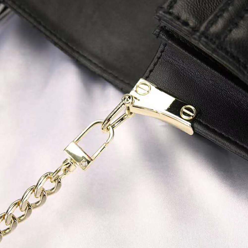 Prada Women Leather Mini Bag in Calf-Black - image 10