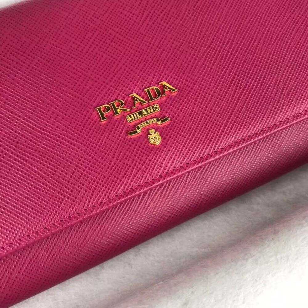 Prada Women Leather Shoulder Bag in Saffiano-Rose - image 6